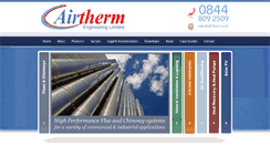 Desktop Screenshot of airtherm.co.uk