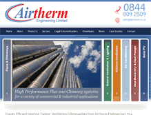 Tablet Screenshot of airtherm.co.uk
